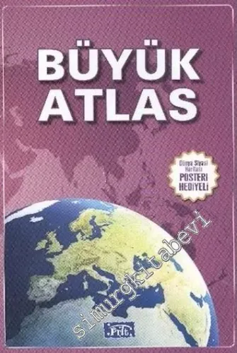 Büyük Atlas: Dünya Siyasi Haritası Hediyeli -