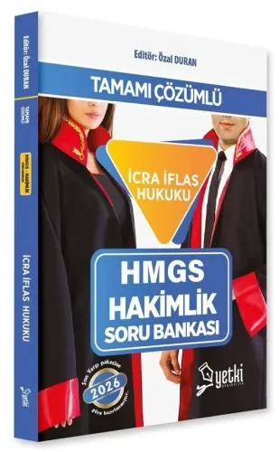 Yetki Yayınları 2026 HMGS Hakimlik İcra İflas Hukuku Soru Bankası