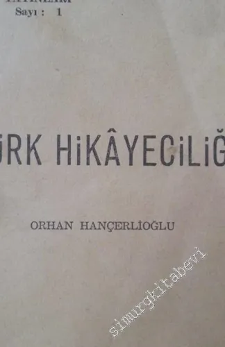 Türk Hikâyeciliği -        1957