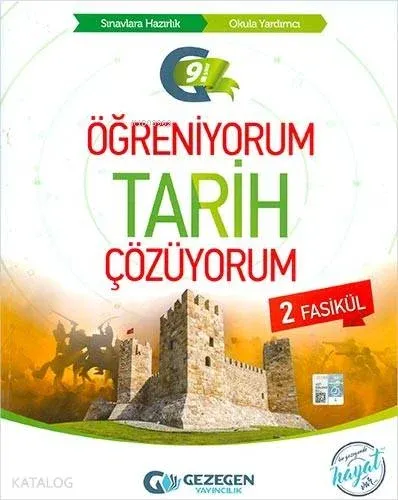 Gezegen Yayınları 9. Sınıf Tarih Öğreniyorum Çözüyorum 2 Fasikül Gezeg
