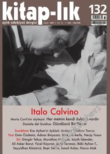Kitap-lık: İki Aylık Edebiyat Dergisi  :  Italo Calvino - Sayı: : 132      Kasım 2009