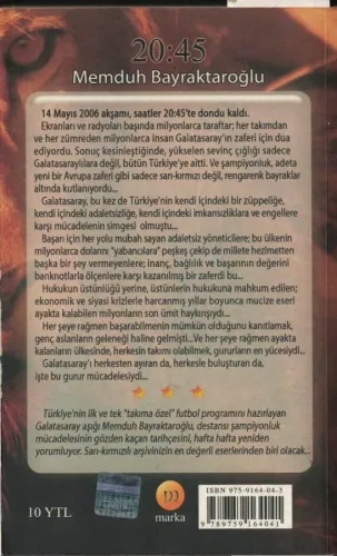 20:45 - Varoluşa Anlam Veren Şampiyonluk Memduh Bayraktaroğlu Marka %5