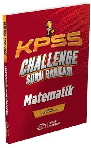 Murat Yayınları KPSS Matematik CHALLENGE Soru Bankası Çözümlü