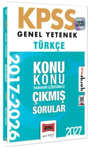 Yargı Yayınları 2027 KPSS Genel Yetenek Türkçe Konu Konu Tamamı Çözüml