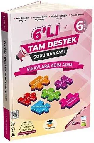Zeka Küpü 8. Sınıf 6 Lı Tam Destek Tüm Dersler Soru Bankası