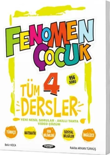 Fenomen Okul 4. Sınıf Fenomen Çocuk Tüm Dersler Soru Bankası