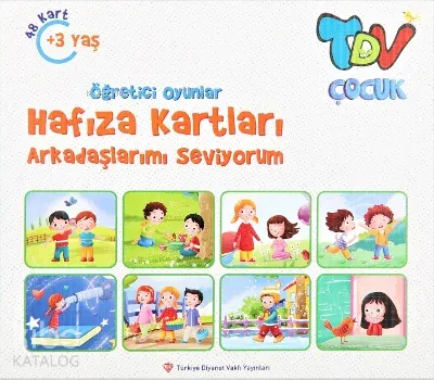 Öğretici Oyunlar Hafıza Kartları - Arkadaşlarımı Seviyorum