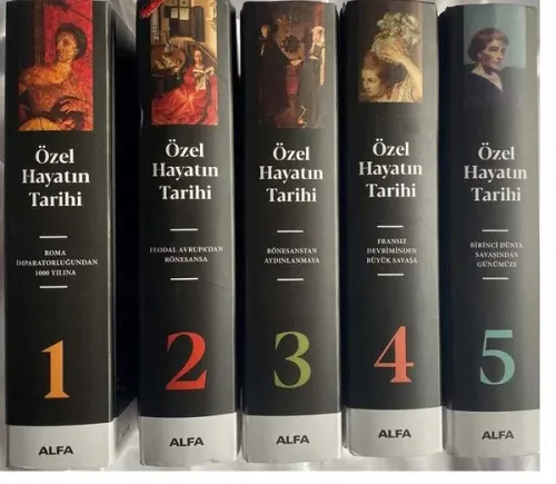 Özel Hayatın Tarihi Seti - 5 Kitap Takım (Ciltli)