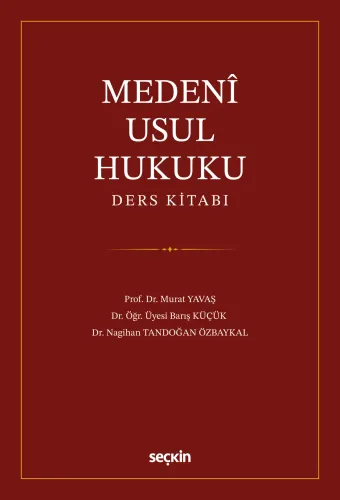 Medeni Usul Hukuku Ders Kitabı Murat Yavaş