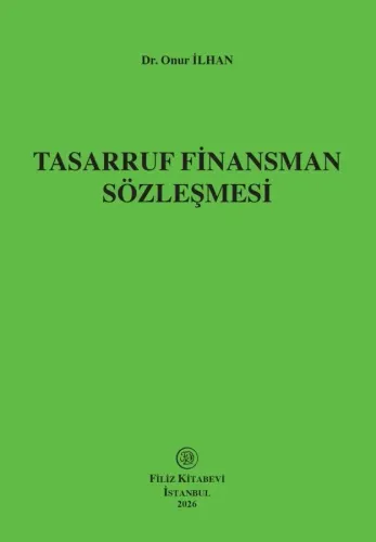Tasarruf Finansman Sözleşmesi Onur İlhan