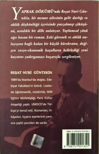 Yaprak Dökümü Reşat Nuri Güntekin İNKILAP