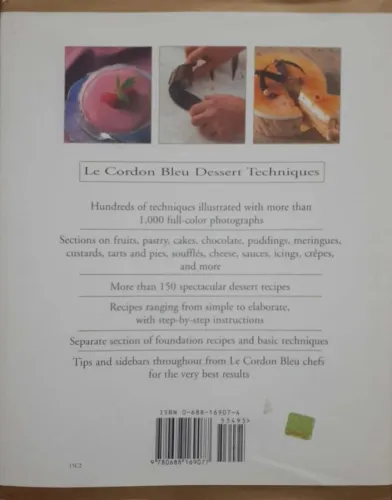Dessert Techniques Laurent Duchene & Bridget Jones William Morrow And 