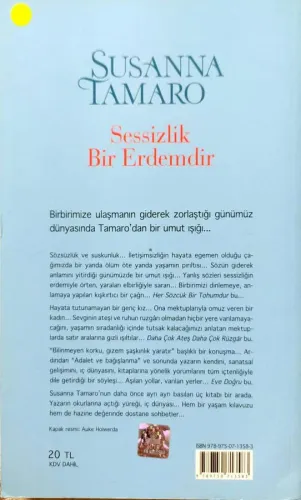 Sessizlik Bir Erdemdir Susanna Tamaro Can Klasik