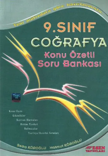 Esen Yayınları 9. Sınıf Coğrafya Konu Özetli Soru Bankası Esen
