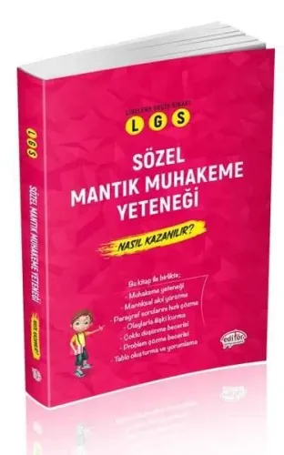 Editör Yayınları 8. Sınıf LGS Sözel Mantık Muhakeme Yeteneği Nasıl Kazanılır Editör