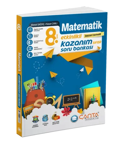 Çanta 8. Sınıf Matematik Etkinlikli Kazanım Soru Bankası