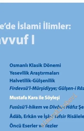 TALİD Türkiye Araştırmaları Literatür Dergisi - Dosya: Dosya: Türkiye'de İslami İlimler: Tasavvuf 1 - Sayı: 28  Cilt: 14     2019