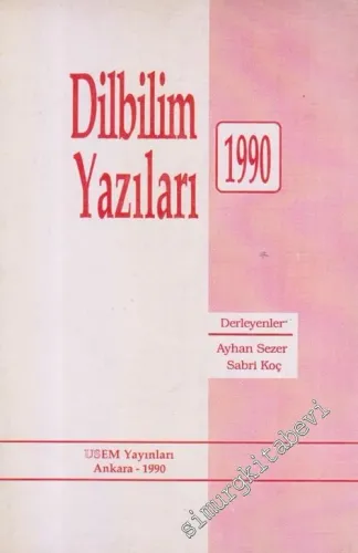 Dilbilim Yazıları 1990 -        1990