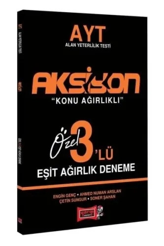 Yargı Yayınları AYT Aksiyon Eşit Ağırlık 3’lü Deneme