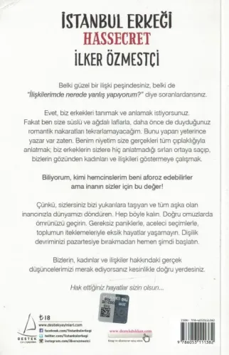 İstanbul Erkeği Hassecret İlker Özmestiçi Destek Yayınevi %50 indiriml