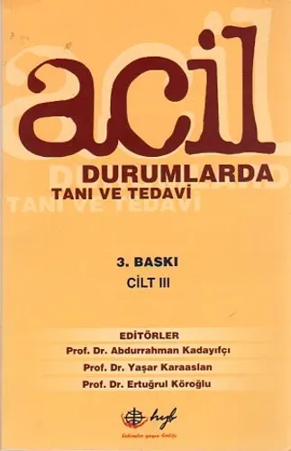 Acil Durumlarda Tanı Ve Tedavi III
