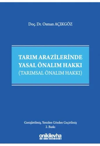 Tarım Arazilerinde Yasal Önalım Hakkı