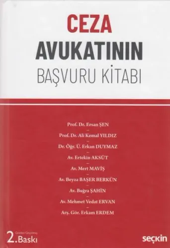 Ceza Avukatının Başvuru Kitabı