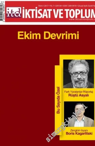 İTD İktisat ve Toplum Dergisi - Dosya: Ekim Devrimi - Sayı: 84      Ekim