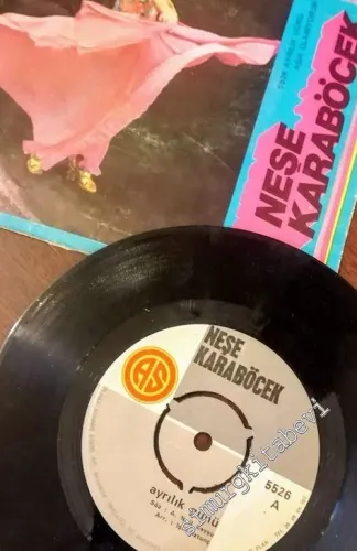 45 RPM SINGLE PLAK VINYL: Neşe Karaböcek - Ayrılık Günü / Aşık Olamıyorum  -        1972