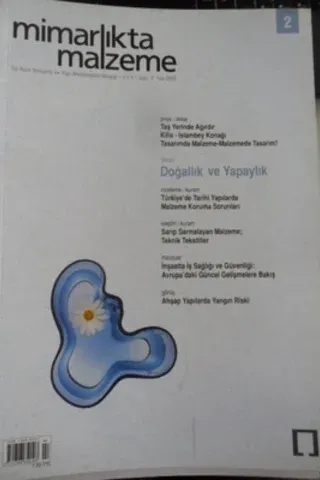 Mimarlıkta Malzeme Dergisi 2006 / 2