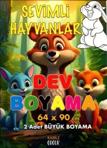 Sevimli Hayvanlar Dev Boyama