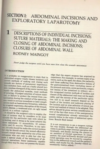 Abdominal Operations Seventh Edition Volume One Rodney Maingot Appleto