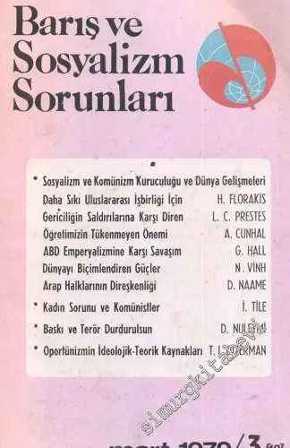 Barış ve Sosyalizm Sorunları - Aylık Teori ve Enformasyon Dergisi 1979 / 3 - Sayı: 18      Mart