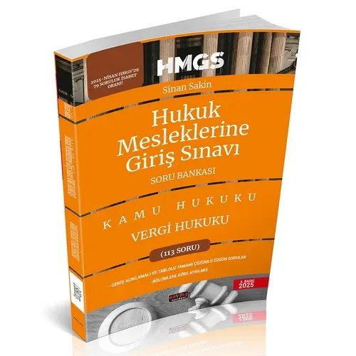 HMGS Vergi Hukuku Soru Bankası