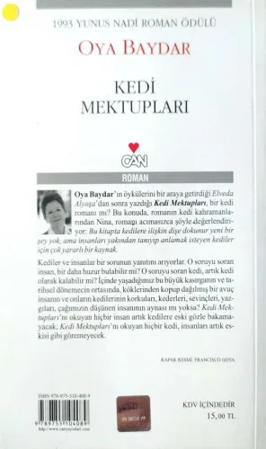 Kedi Mektupları oya baydar Can Roman