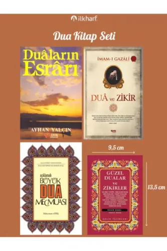 Dua Seti Duaların Esrarı-dua Ve Zikir-büyük Dua Mecmuası-güzel Dualar Ve Zikirler 4'lü Set