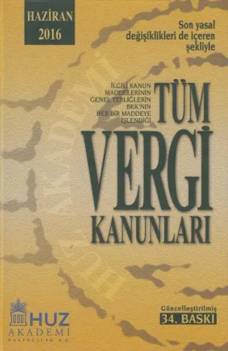 Tüm Vergi Kanunları