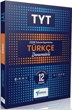 TOPRAK TYT TÜRKÇE DENEME KİTABI (GÜNCEL)