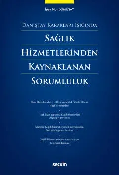 Sağlık Hizmetlerinden Kaynaklanan Sorumluluk