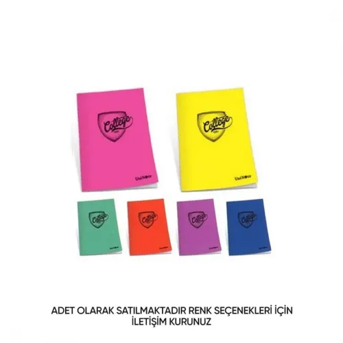 ÇINAR COLLEGE A4 60 YP DİKİŞLİ PP KPK DEFTER - Çizgili