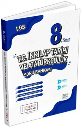 Sonuç Derece Yayınları 8. Sınıf T.C. İnkılap Tarihi ve Atatürkçülük Soru Bankası