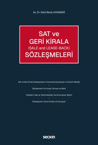 Sat ve Geri Kirala Sözleşmeleri