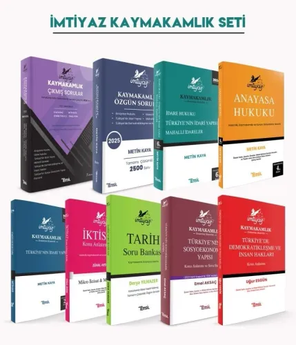 İmtiyaz Kaymakamlık 9'lu Set