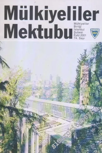 Mülkiyeliler Mektubu - Sayı : 74      Eylül 2001