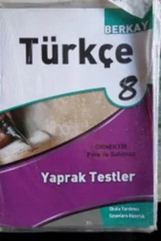8. Sınıf Türkçe Yaprak Testler