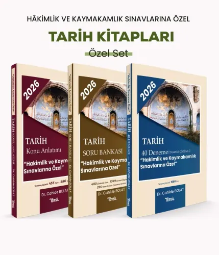 TARİH Kitapları Özel Set 3'lü