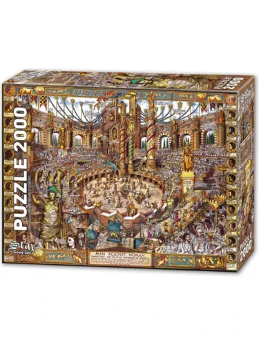 Erkekler ve Kadınlar Savaşı 2000 Parça Puzzle