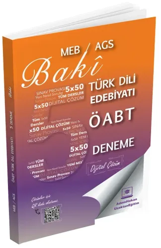 Adem Hakan ÖABT MEB-AGS Türk Dili ve Edebiyatı Öğretmenliği Baki 5 Den