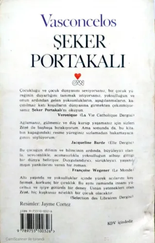 Şeker Portakalı Jose Mauro De Vasconcelos Can Yayınları %57 indirimli
