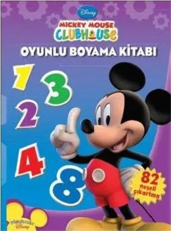 Mickey Mouse Club House: Oyunlu Boyama 1 2 3